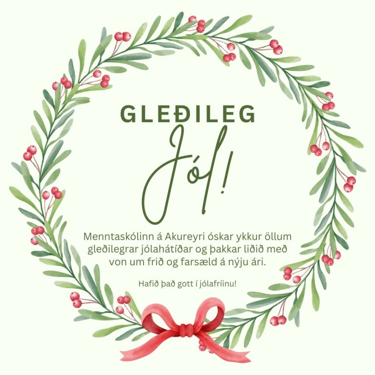 Lok haustannar, prófsýningar, upphaf vorannar og gleðileg jól!