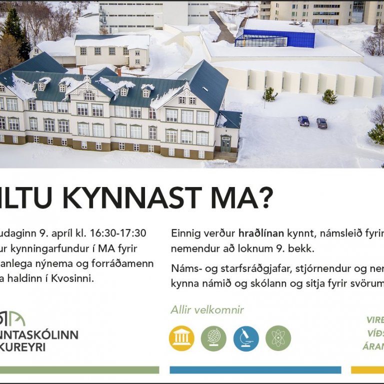 Kynningarfundur fyrir forráðamenn 10. bekkinga og kynning á hraðlínu