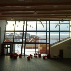 Úr nýbyggingu Menntaskólans í Nuuk