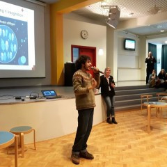 Juan Camilo og Anna Lára frá Rauða krossinum