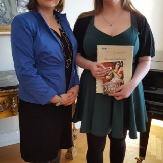 Eliza Reid og Hanna Rún