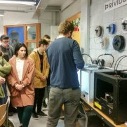 1. bekkur F skoðar Fablab