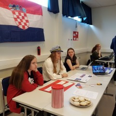 Nemendur kynna Króatíu á Evrópudegi