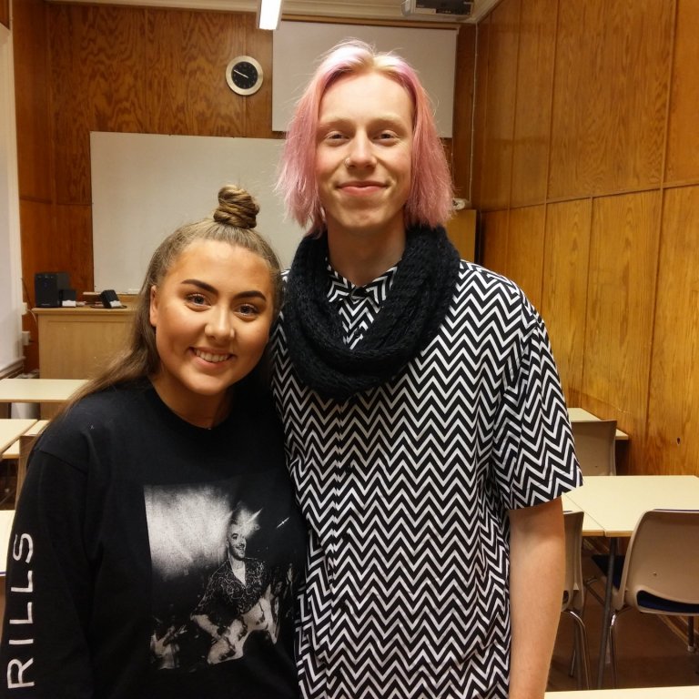 Ásthildur Ómarsdóttir og Stefán Elí Hauksson þáttastjórnendur