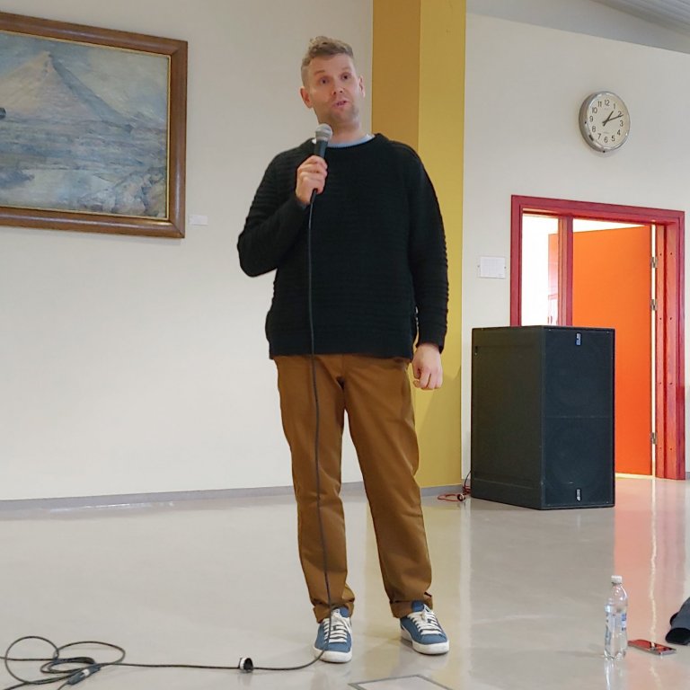 Ari Eldjárn fór á kostum í Kvosinni