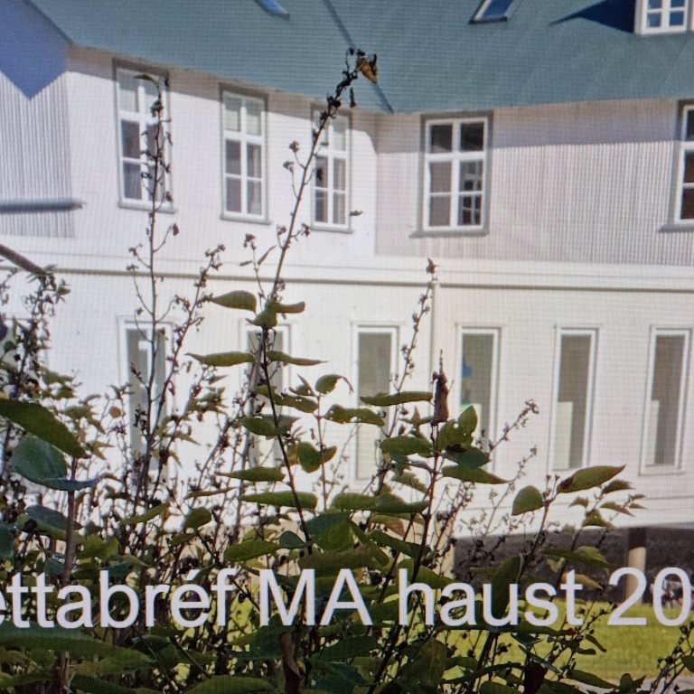 Fréttabréf MA komið út