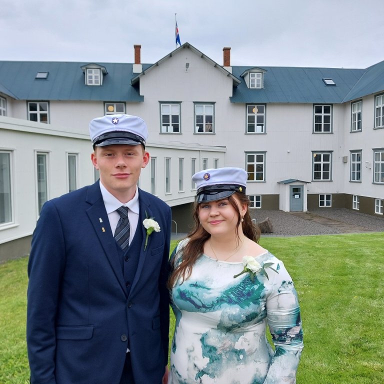 Árni Stefán og Þórey, dúx og semidúx