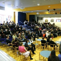 Fjölmennur foreldrafundur í október 2008 í Kvosinni