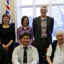 Á fundi með menntamálaráðherra grænlensku heimstjórnarinnar