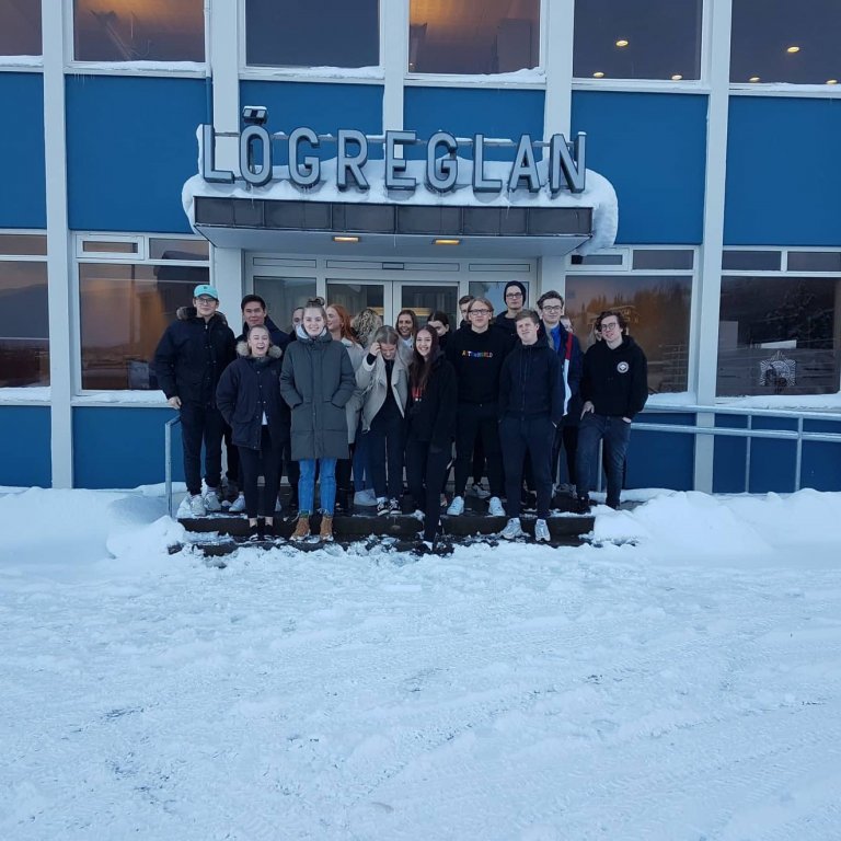 MA-ingar kynna sér starf lögreglunnar