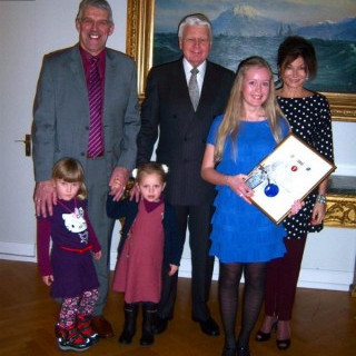 Alma Stefáns, Jón Már og forsetahjónin