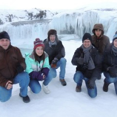 Við Goðafoss í nóvember