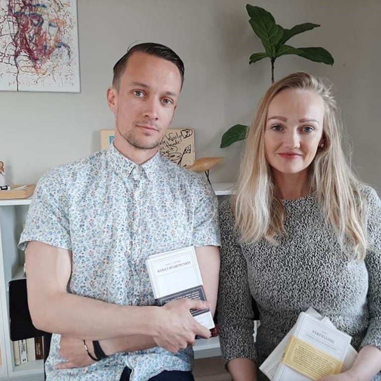 MA-kennararnir - og systkinabörnin - Bjarni og Eva