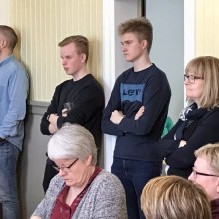 Hafsteinn og Friðirk á kennarstofunni