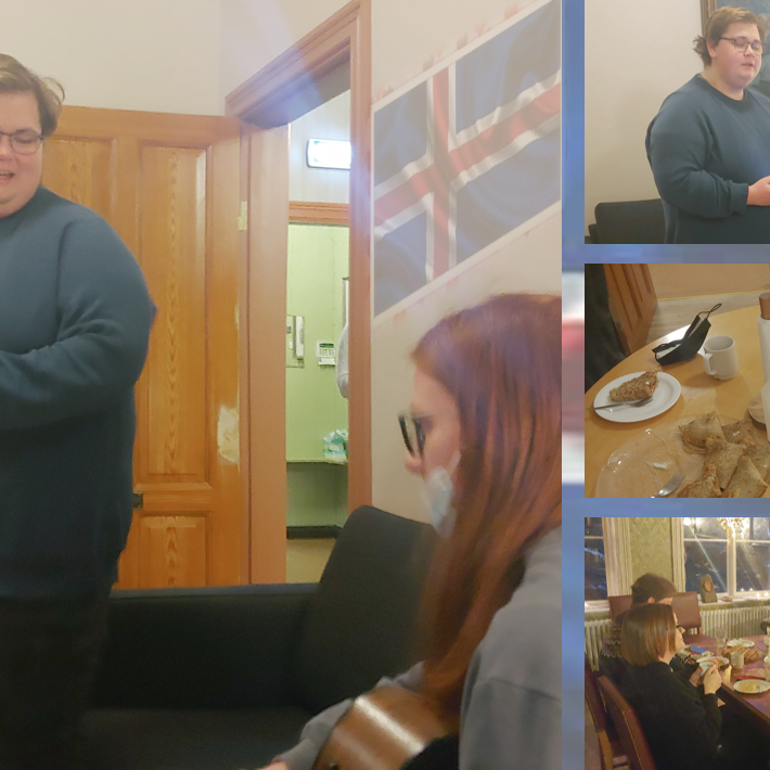 Pönnukökurnar runnu ljúflega niður við fallegan söng Þrastar Ingvarssonar og öruggan undirleik Þorst&hellip;