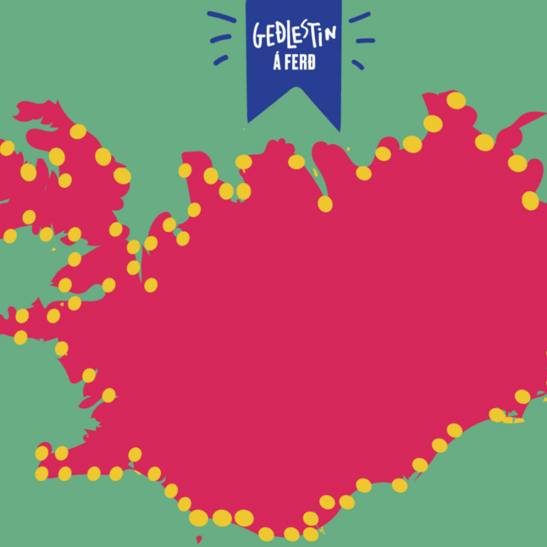 Geðlestinni er ætlað að vekja athygli á mikilvægi geðheilsu og verndandi þáttum hennar. Skjáskot af …