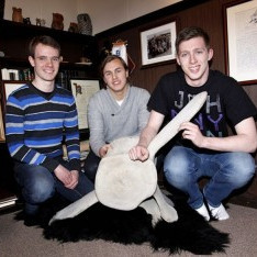 Hlöðver, Þórir Steinn og Jóhann Óli