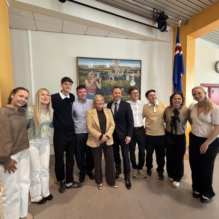 Forsetahjónin og Huginsstjórn