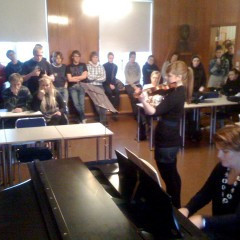 Þuríður Helga Ingvarsdóttir spilar Schubert á Sal í Gamla skóla