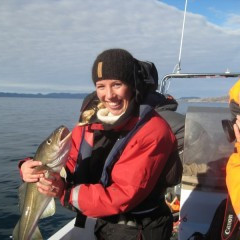 Þórhildur á veiðum við Grænland