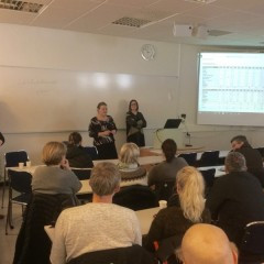 Valdís og Lena kynna námskrá