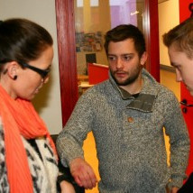 Að loknum fyrirlestri Kristjáns