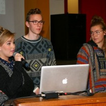 Margrét, Aron Freyr og Elín Inga