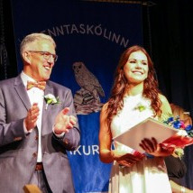 Irma Ösk Jónsdóttir, áttaþúsundasti stúdent MA