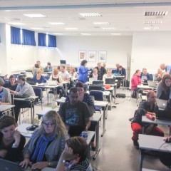 Starfsfólk á námskeiði