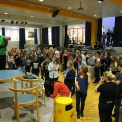 Dansæfing fyrir árshátíð 2010