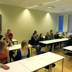 Í fyrsta bekk F í morgun