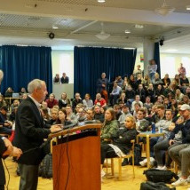 Fundur um kosningarnar í Bandaríkjunum