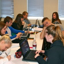 Svipmynd úr 1. bekk D