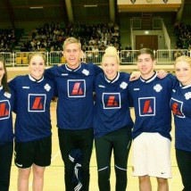 Jón Jónsson og félagar úr stjórn ÍMA