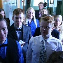 Beðið eftir kaffinu