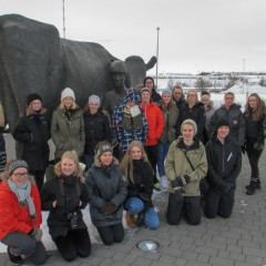 Hraðlínunemendur í náttúrlæsisleiðangri
