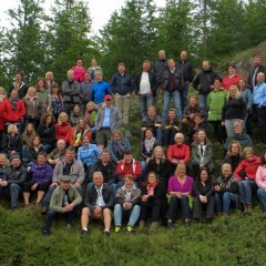 25 ára stúdentar í Laugalandsskógi