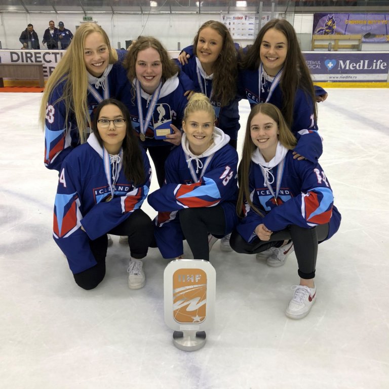 MA-ingarnir í landsliði kvenna í íshokkí