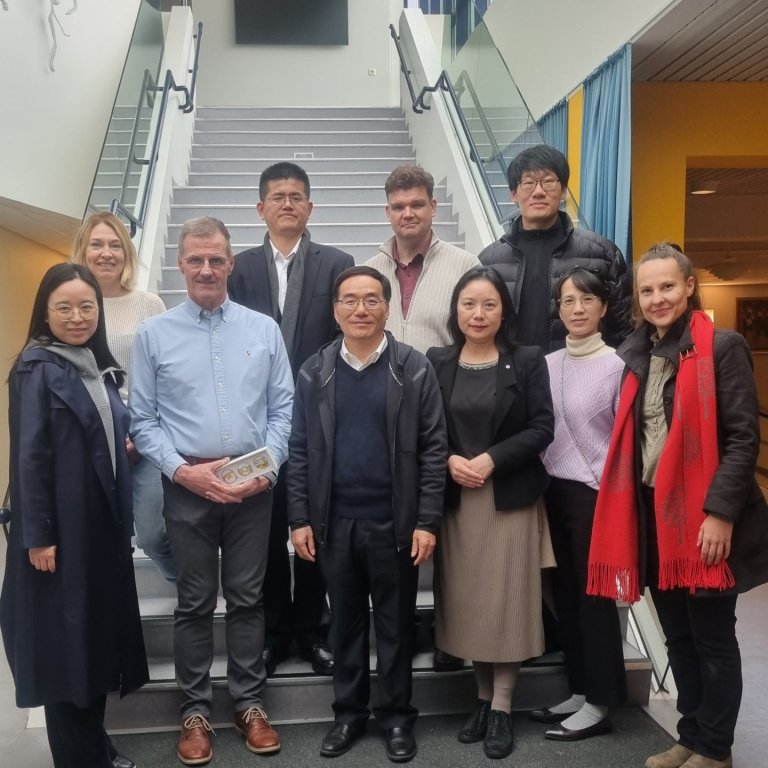 Gestir frá kínverskum háskóla