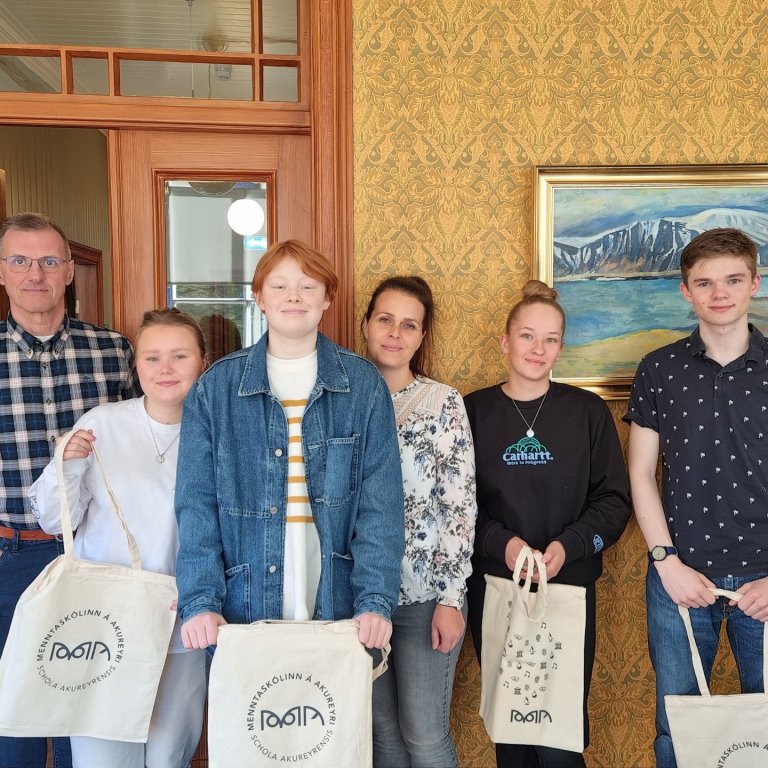 Karl Frímannsson, Krista Sól,  Stormur Thoroddsen, Eyrún Huld, Anna Hlín og Magnús Máni