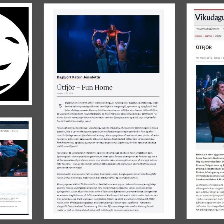 Útfjör, sýning LMA, fær góða dóma hjá gagnrýnendum