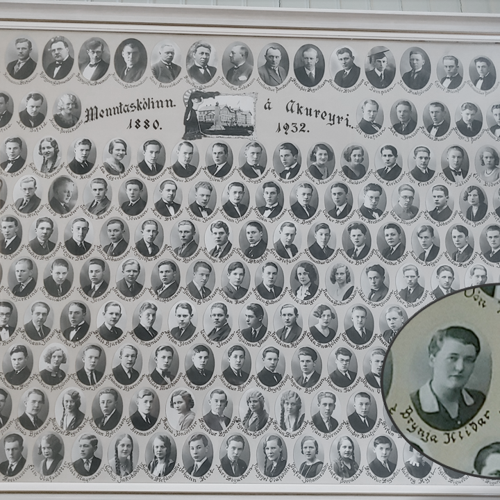 Skólaspjald MA frá 1932