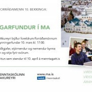 MA kynningarfundur á morgun