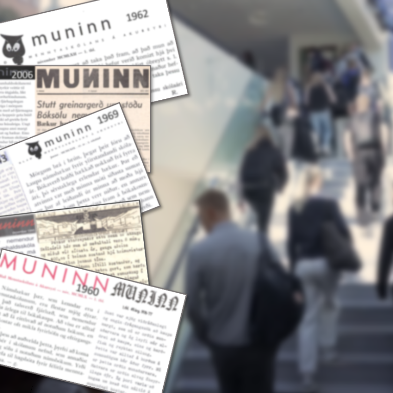 Fjárhagsstaða nemenda hefur gjarnan verið til umfjöllunar í gegnum tíðina. Samansett mynd.