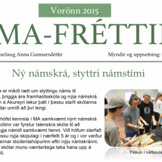 MA-fréttir vorönn 2015