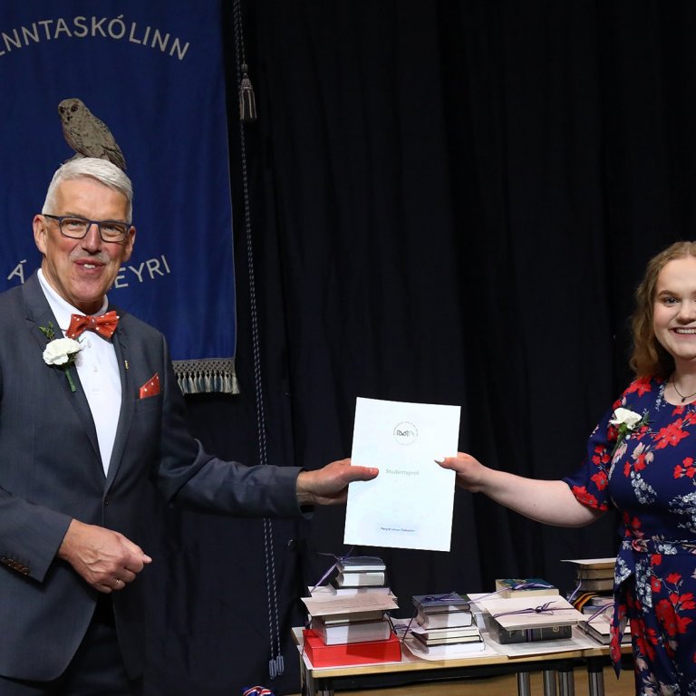 Margrét Unnur er semidúx Menntaskólans á Akureyri 2021