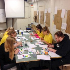 Myndlistarkennsla í Gímaldinu