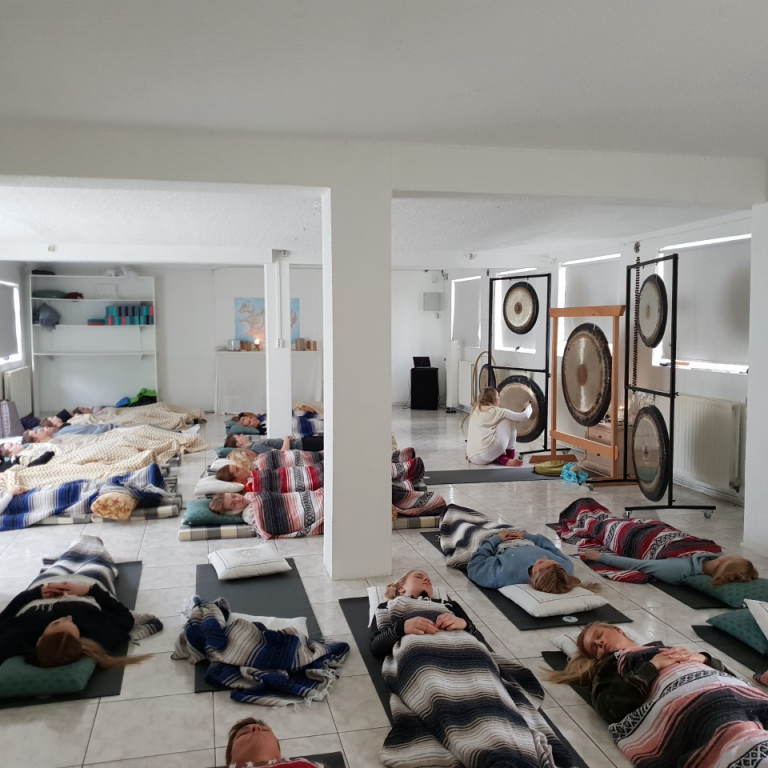 Nemendur í gongslökun