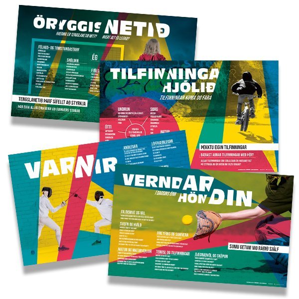 Forvarnarverkefnið er í fjórum þáttum