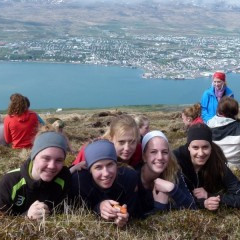 Skemmtilegt próf í Ísland-nát vorið 2012. Mynd: JH